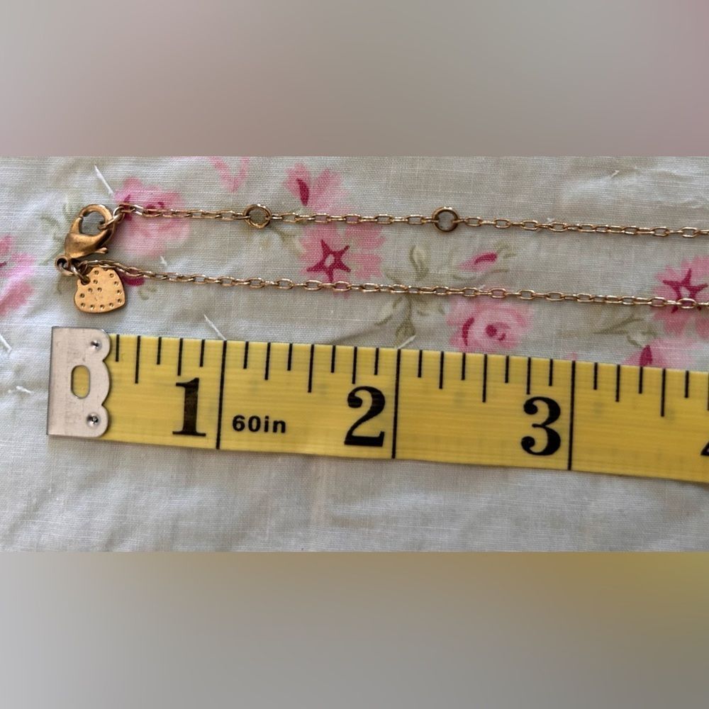 Stella & Dot Gold Plated Rhinestone Ball & Bullet Bar Station Long Necklace - Picture 7 of 8